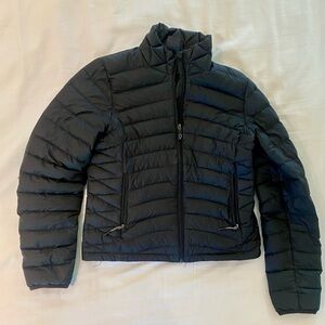 Men’s Black Quilted Puffer Jacket